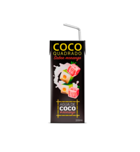 ÁGUA DE COCO C/ MORANGO 200 ML