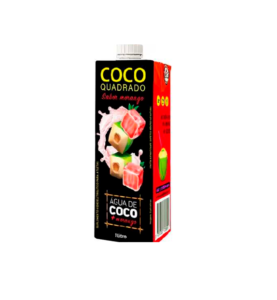 AGUA DE COCO QUADRADO MORANGO 12XLT