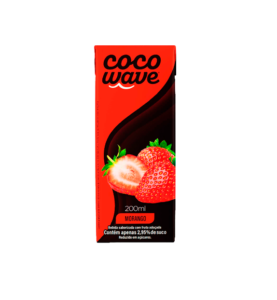 AGUA DE COCO WAVE MORANGO27X200ML