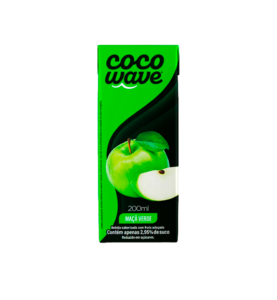 AGUA DE COCO WAVE MAÇA VERDE 27X200ML