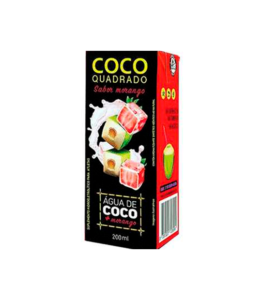 AGUA DE COCO QUADRADO MORANGO 27X200ML