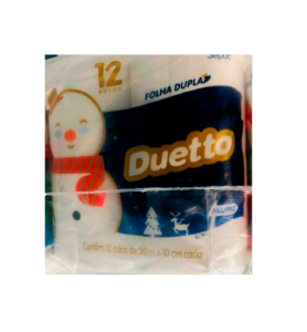 PAPEL HIG DUETTO 6X12 C/30CM EDI DE NATAL