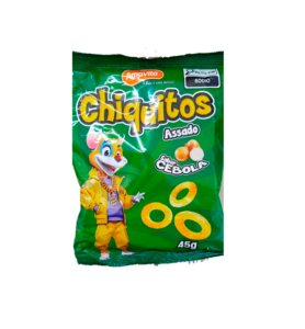 SALGADINHO DE CEBOLA CHITQUITOS AMAVITA 10X45G