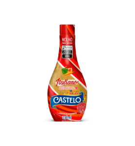 MOLHO P/SALADA CASTELO ITALIANO 12X236ML