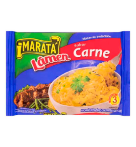 MACARRAO INST MARATA CARNE 48X74G