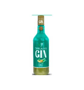 GIN ORKAAN ABACAXI C/HORTELA 6X965ML