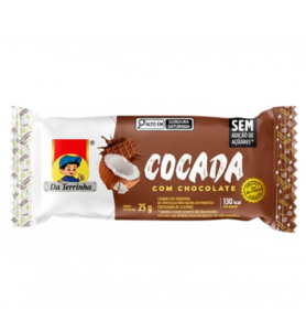 COCADA C/CHOCOLATE ZERO DA TERRINHA 6X12X25G